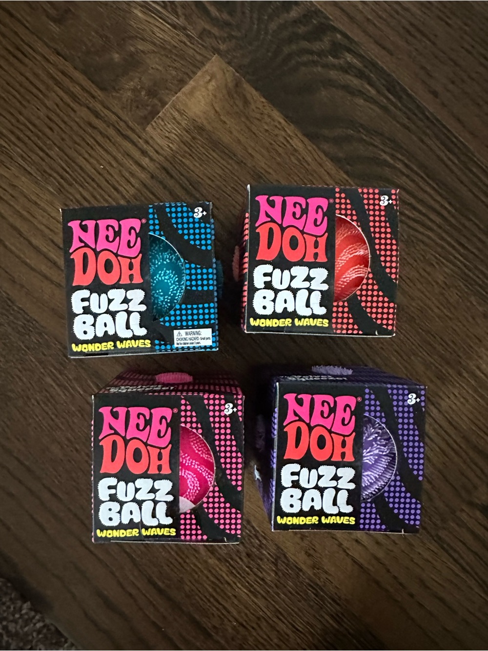 4 fuzz balls